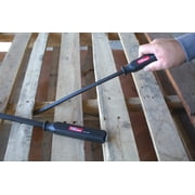 Hyper Tough Handled Steel Pry Bar Set with Metal Striking Caps, 3 Pieces