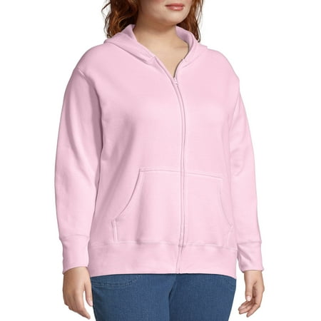 Just My Size - Just My Size Women's Plus Size Fleece Zip Hood Jacket ...