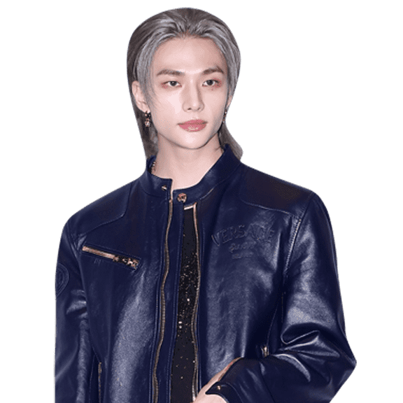 Hyunjin (Blue Outfit) Half Body Buddy Cutout