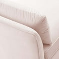 thumbnail image 6 of Ardent Performance Velvet Armless Chair Pink, 6 of 8