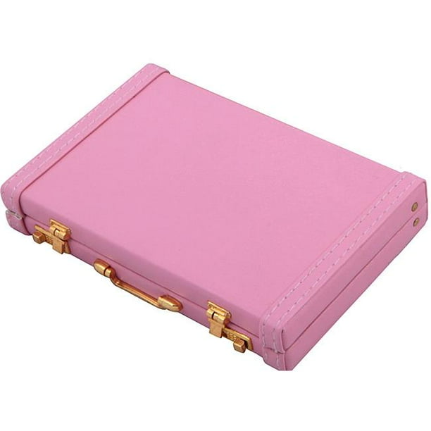 DDI 1206566 Premium Mini Briefcase Business Card Holder Pink Only Case