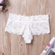 thumbnail image 2 of Calzoncillos de encaje sexy para mujer VISgogo, calzoncillos suaves de cintura baja, tanga triangular sin costuras en la entrepierna VISgogo moda, 2 of 7