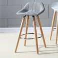 thumbnail image 6 of !nspire Camaro II 26 in. Upholstered Counter Stool - Set of 2, 6 of 10
