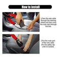 thumbnail image 4 of Car Steering Wheel Lock Anti-Theft Steel Cable with Seat Belt Buckle Lock for Most Vehicles SUVs Trucks, 4 of 5