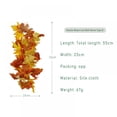 thumbnail image 3 of Fall Garland Maple Leaf Hanging Vine Garland Artificial Autumn Foliage Garland Thanksgiving Decor for Home Wedding 21.65"(L), 9"(W), 3 of 6