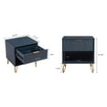 thumbnail image 3 of Manhattan Comfort DUMBO 1.0 Nightstand made from Engineered Wood - Midnight Blue, 3 of 11