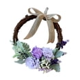 thumbnail image 1 of Artificial Flowers Wreath Door Wreath Wall Decoration Home Hanging Ornament, 1 of 10