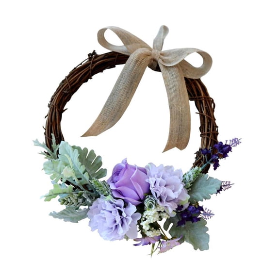 Artificial Flowers Wreath Door Wreath Wall Decoration Home Hanging Ornament