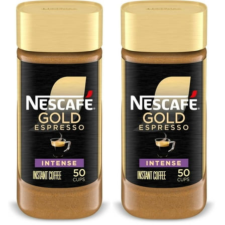 2 x - NESCAFÉ Gold Espresso Intense, Instant Coffee, 3.5 oz (Pack of 2)