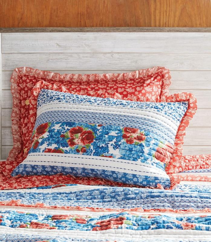 The Pioneer Woman Heritage Floral 2-Piece Quilt Sham Set ...
