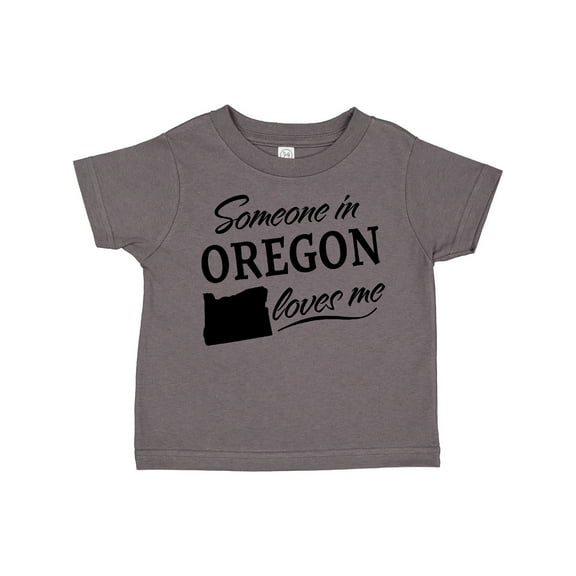 Inktastic Someone in Oregon Loves Me Boys or Girls Toddler T-Shirt