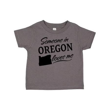 

Inktastic Someone in Oregon Loves Me Gift Toddler Boy or Toddler Girl T-Shirt
