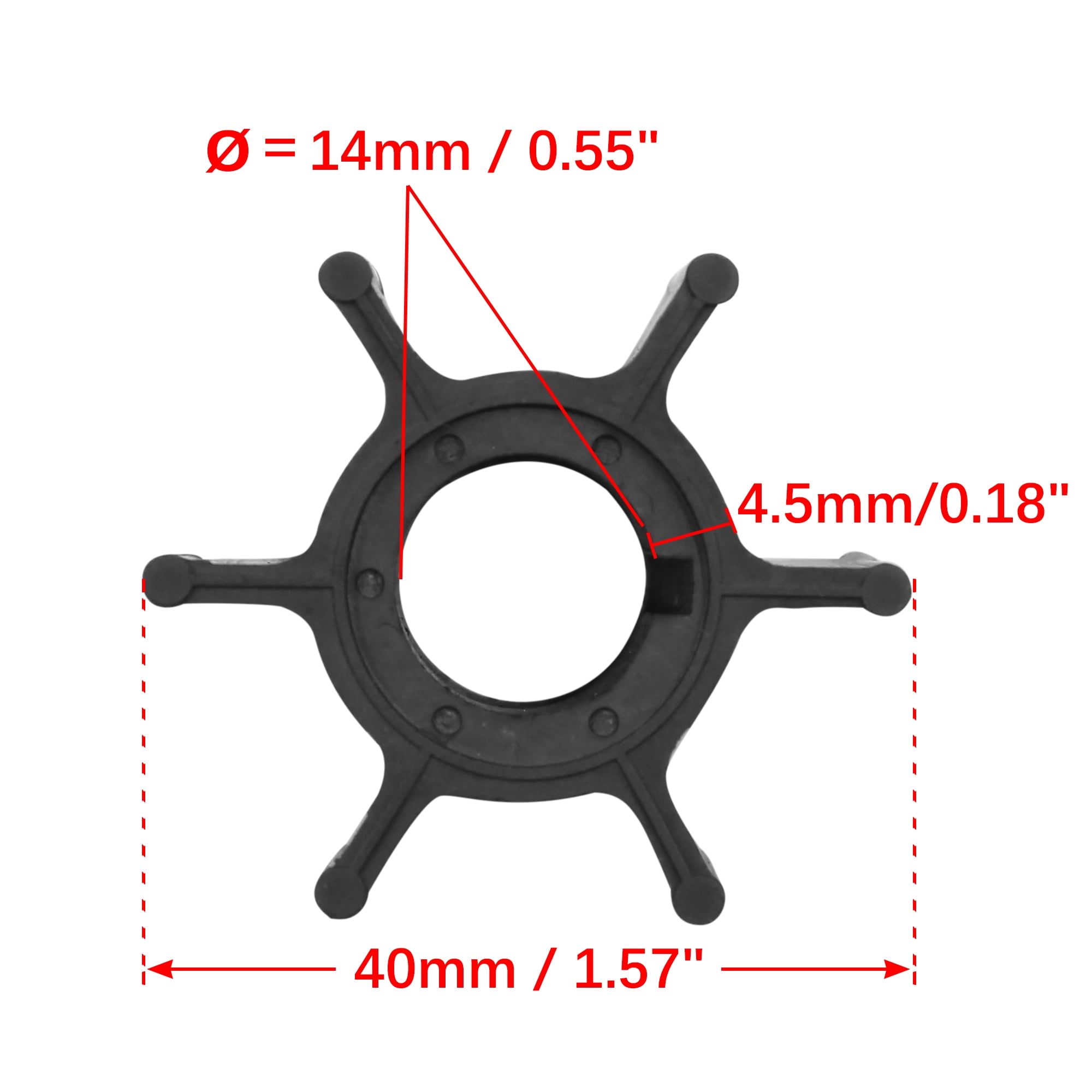 Boat Outboard Water Pump Impeller Replacement for Honda 8 9 15hp 19210