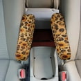thumbnail image 4 of Yuyamidu Sunflower Car Seat Armrest Covers Leopard Print Armrest Cover for Car Sedan Van Anti-Scratch Automotive Armrest Protective Cover Car Interior Accessories, 4 of 7
