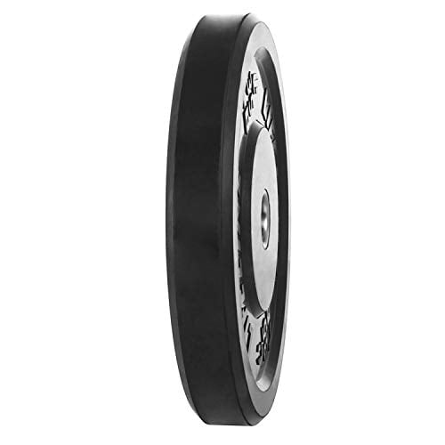Lifeline Fitness Olympic 35 lb. Rubber Bumper Weight Plate - Single 2" Barbell Plate for Home Gym Equipment, Fitness equipment for use with weight bench
