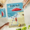 thumbnail image 3 of Lantern Press 1000 Piece Jigsaw Puzzle, Cape May, New Jersey, Lifeguard Stand, Summer, 3 of 5