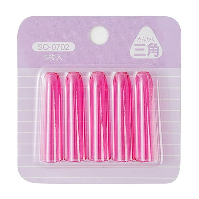 Less Than 5 Office&Craft&Stationery 12 Pcs Pencil Caps Plastic Pencil Tip Protector Cover Clear Pencil Toppers Colorful Pencil Extender Holders for Student School Stationery Supplies 6 Colors