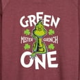 thumbnail image 3 of The Grinch - Green One - Women's Lightweight French Terry Long Sleeve Shirt, 3 of 5