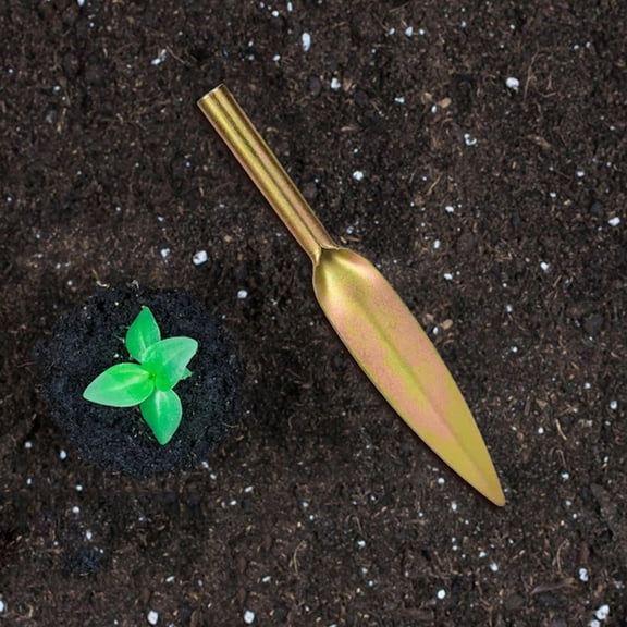 koolsoo Hand Shovels Garden Tools Small Folding Ribs Enhanced Thickness Hand Trowel Spade Trowel for Planting Control L