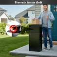 thumbnail image 5 of golytefs Anti-theft Express Cabinet Large Capacity Outside Package Delivery Boxes Weather Proof for House Porch Curbside, 5 of 9