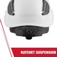 Radians Titanium Vented Climbing Style Hard Hat White