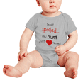 thumbnail image 2 of I'm Not Spoiled My Aunt Just Loves Me Cute Baby Rompers Boy Girl Newborn-24 Months, 2 of 5