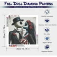 thumbnail image 4 of 5D Jack and Sally Halloween Diamond Painting Kits for Adults,Jack and Sally Diamond Art Kits for Adults Beginners,Diamond Painting Full Round Drill Crafts Kit for Home Wall Decor Gift 14x14in, 4 of 7
