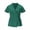 Green, variant on BiZtdJrK Women Medical Scrub Tops Side Tie V Neck Short Sleeve Scrubs Shirts Lightweight Housekeeping Nursing Uniforms with Pockets Dark Gray S
