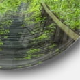 thumbnail image 3 of Designart 'Forest around Rail Way Tunnel ' Modern wall clock, 3 of 6