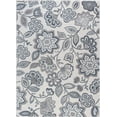 thumbnail image 3 of Madison Transitional 5' x 7' Cream and Gray Polypropylene Indoor Area Rug, 3 of 9