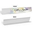 thumbnail image 2 of Printtoo Personalized Desk Name Plate Pretty Watercolor Leaves Custom Acrylic Office Desk Name Plate Accessory 2x8 Inches, 2 of 5