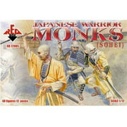 Red Box Figures Japanese Warrior Monks (Sohei-Piece)(48-Piece) (1/72-Scale)