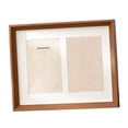 thumbnail image 1 of jifeng Medal Display Case Medal Shadow Box Collectible Tabletop Decor with Clear Window Teak color, 1 of 7