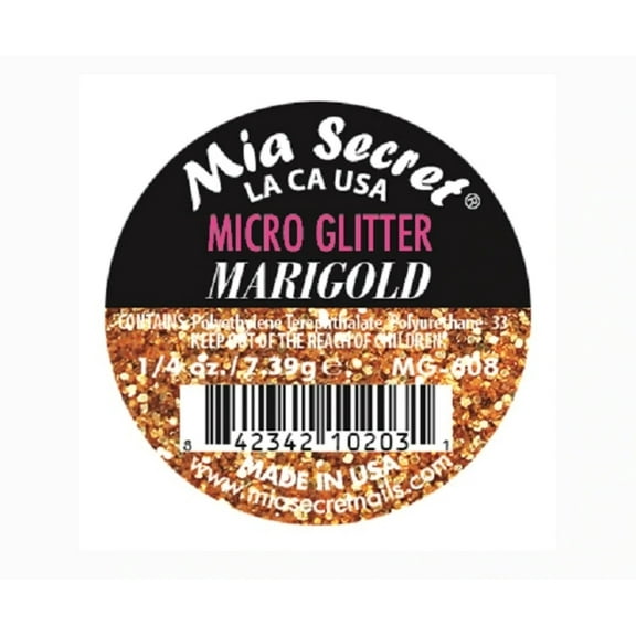 MIA SECRET (PL400-MG608) - Marigold (MICRO GLITTER)