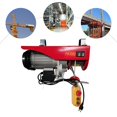 Electric Hoist Winch Portable, 110V 2200LBS Electric Winch with Handle ...