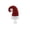 L, variant on Santa Hat Christmas Tree Topper, Cute Cloth Foam Tree Top Ornament, Holiday Decor for Indoor & Outdoor Christmas Tree (L Size, 30×12×10cm)