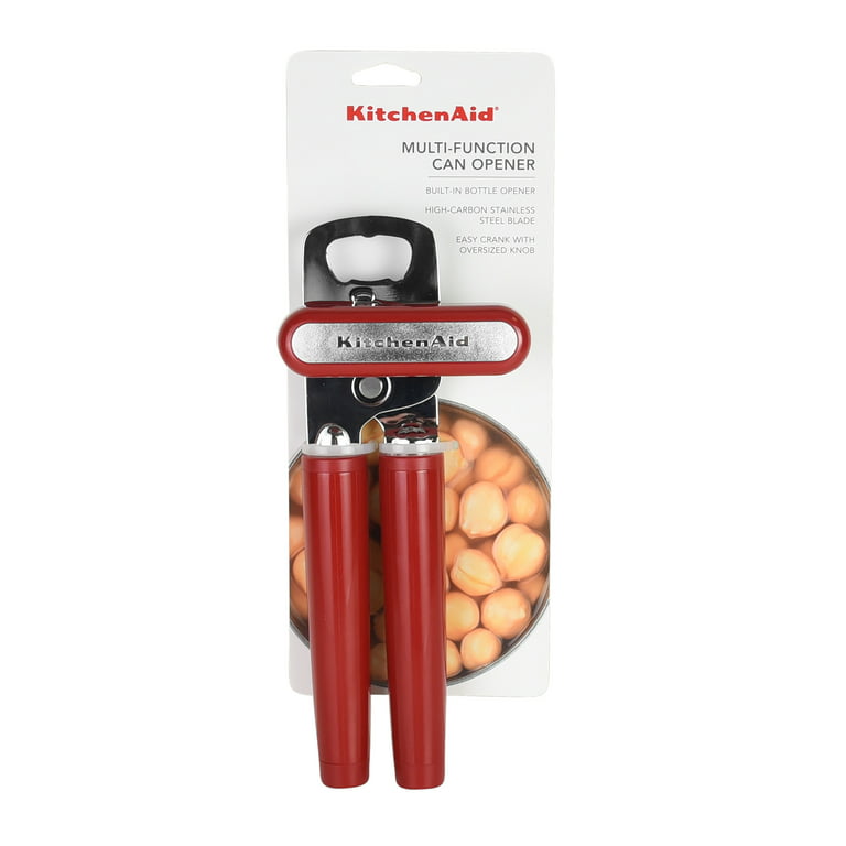 KitchenAid Classic Multi-function Can Opener Red with bonus potato