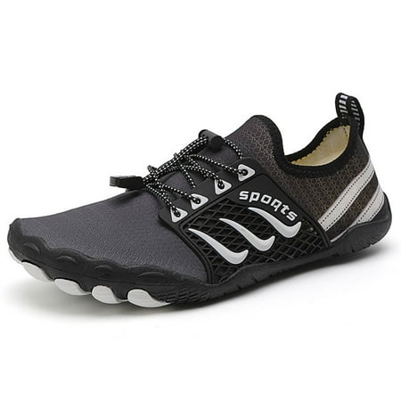 

EDFRWWS Non-slip Diving Sneakers Breathable Running Shoes for Lake Hiking (black35)