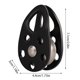 thumbnail image 2 of Buy 2 get 10% off Fixed Plate Micro Pulley,20KN General Purpose Small Aluminum Rope Pulleys For Climbing/Aloft Work/Rappelling/Rescue Etc, 2 of 4