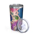 thumbnail image 2 of Colorful Floral Pattern 10oz Tumblers Stainless Steel Tumbler with Lid and Straw,Vacuum Insulated Double Wall Travel Tumbler Cups with Cleaning Brush for Coffee, Tea, 2 of 4