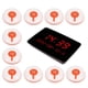 thumbnail image 5 of Sistema de buscapersonas para clientes, sistema de llamadas inalámbrico, sistema de buscapersonas con botones de llamada impermeables de 10 piezas, rendimiento inigualable, 5 of 8