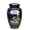 Blue Hummingbird Brass Urn, variant on Flower Brass Urns for Human Ashes Adult Man, Green Memorial Urn for Ashes for Women, Cremation Urn for Adults, Brass Burial Urns for Human Ash, (10" Large, Upto 200 Cubic Inches Capacity)