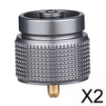 thumbnail image 1 of 2 adaptadores de gas DYNWAVEMX Adaptador de ajuste convertidor de recipiente herramienta de tanque largo Negro 2 piezas, 1 of 8