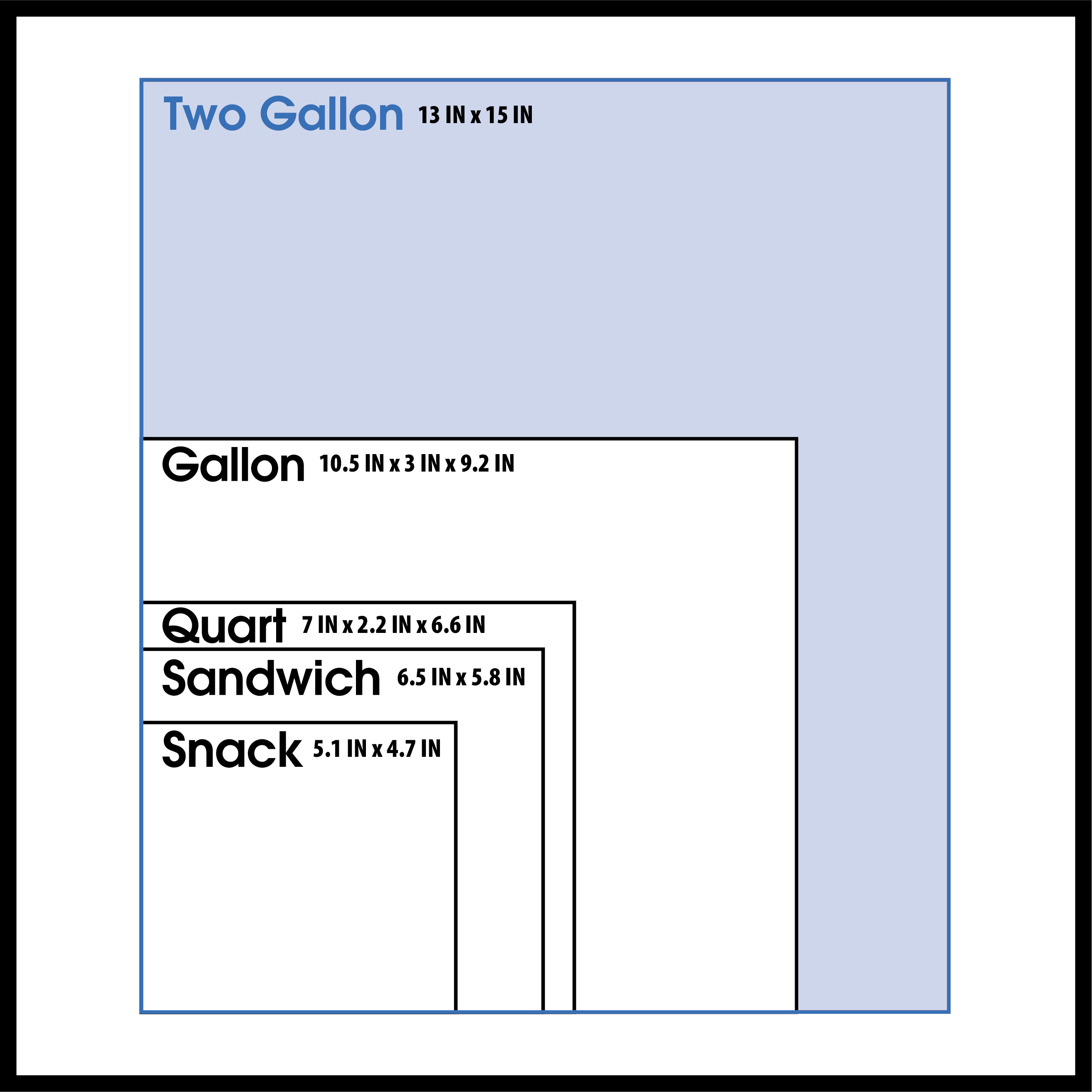 Great Value Double Zipper 2 Gallon Freezer Bags, 40 Count photo 6