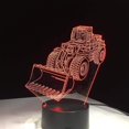 thumbnail image 2 of Luz nocturna Excavadora Bulldozer Máquina Lámpara 3d Led Luz nocturna 7 Cambio de color Atmósfera Lámpara táctil Visión Lámpara acrílica Regalos Feliz Sencillez, 2 of 5