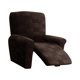 thumbnail image 2 of Funda elástica para sillón reclinable, antideslizantes para muebles, Protector lavable, protección completa ajustada, 4 piezas para sofá Café Yotijar cubierta reclinable, 2 of 10