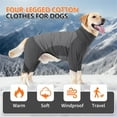 thumbnail image 7 of UOSIA Full Body Dog Winter Coat Warm Fleece Pullover Pajamas, Four Legs Dog Jacket, 7 of 7