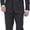 Navy, variant on Men's Luxury Tailored Modern Fit 2-Piece Single Breasted 100% Wool Peak Lapel Suit