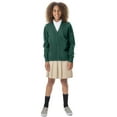 thumbnail image 6 of Classroom School Uniforms Adult Cardigan Sweater 56434, S, Hunter, 6 of 7