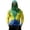Green, variant on Hooded Sun Shirts for Men Long Sleeve Sun Fishing Hoodies With Face Mask Uv Protection Cooling Rash Guard Shirts, XL